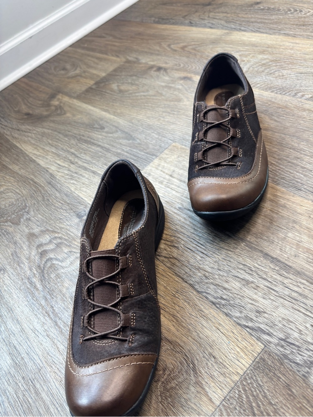 Earth Origins Dover Brown Leather Comfort Shoes Women’s 9.5M - Picture 8 of 10